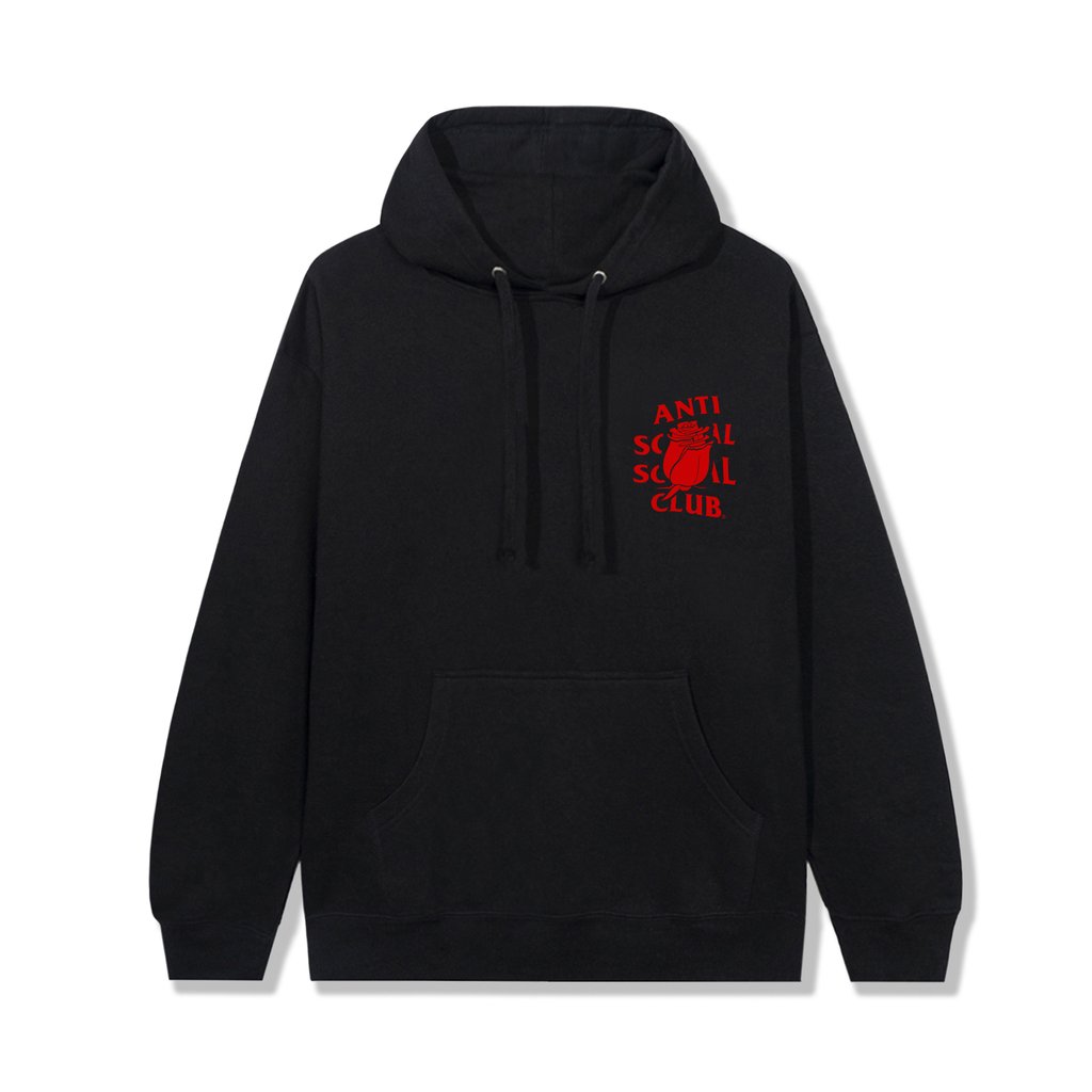 Anti Social Social Club Rose Mary Hoodie Black Men's - FW21 - US