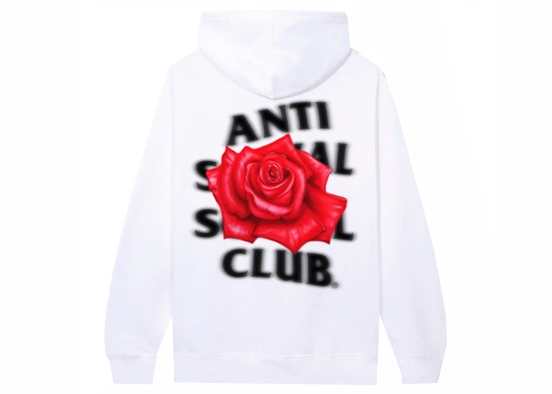 Anti social social club hoodie red hotsell