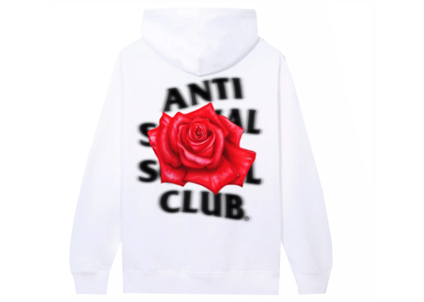 Anti Social Social Club Roses Are Red Hoodie White Men's - SS23 - US