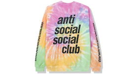 Anti Social Social Club Rotterdam Long Sleeve Tee Rainbow Tie Dye