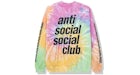 Anti Social Social Club Rotterdam Maglietta a maniche lunghe arcobaleno Tie Dye