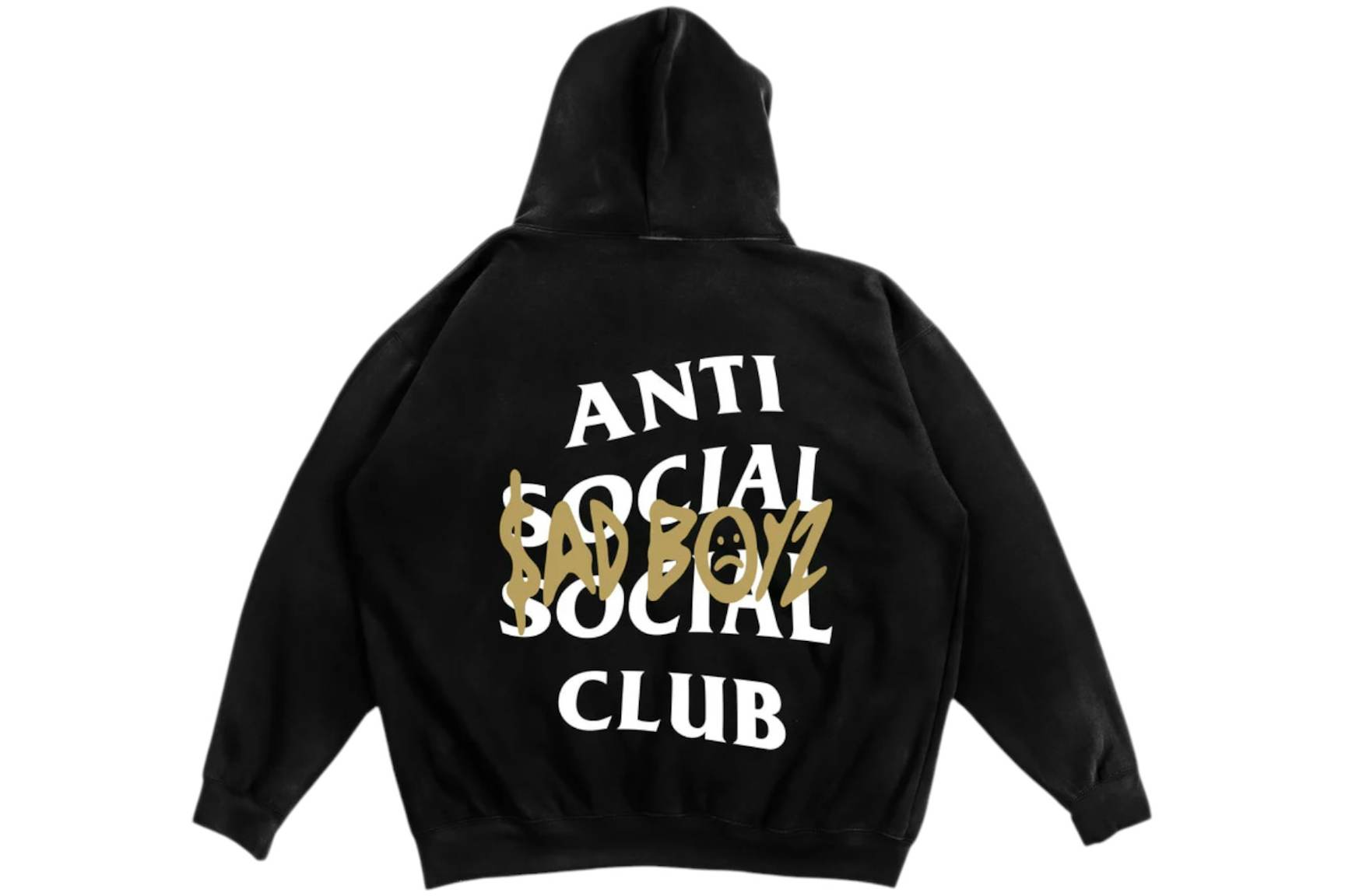 Anti Social Social Club Sadboyz Sad Boyz Hoodie Black Men's - US