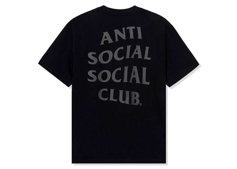 Pre-owned Anti Social Club Men's  Same But Different Premium Heavyweight Tee Shirt In Black