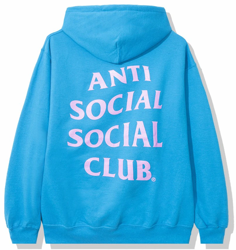 Anti Social Social Club Samsies Hoodie Blue Men's - SS20 - US