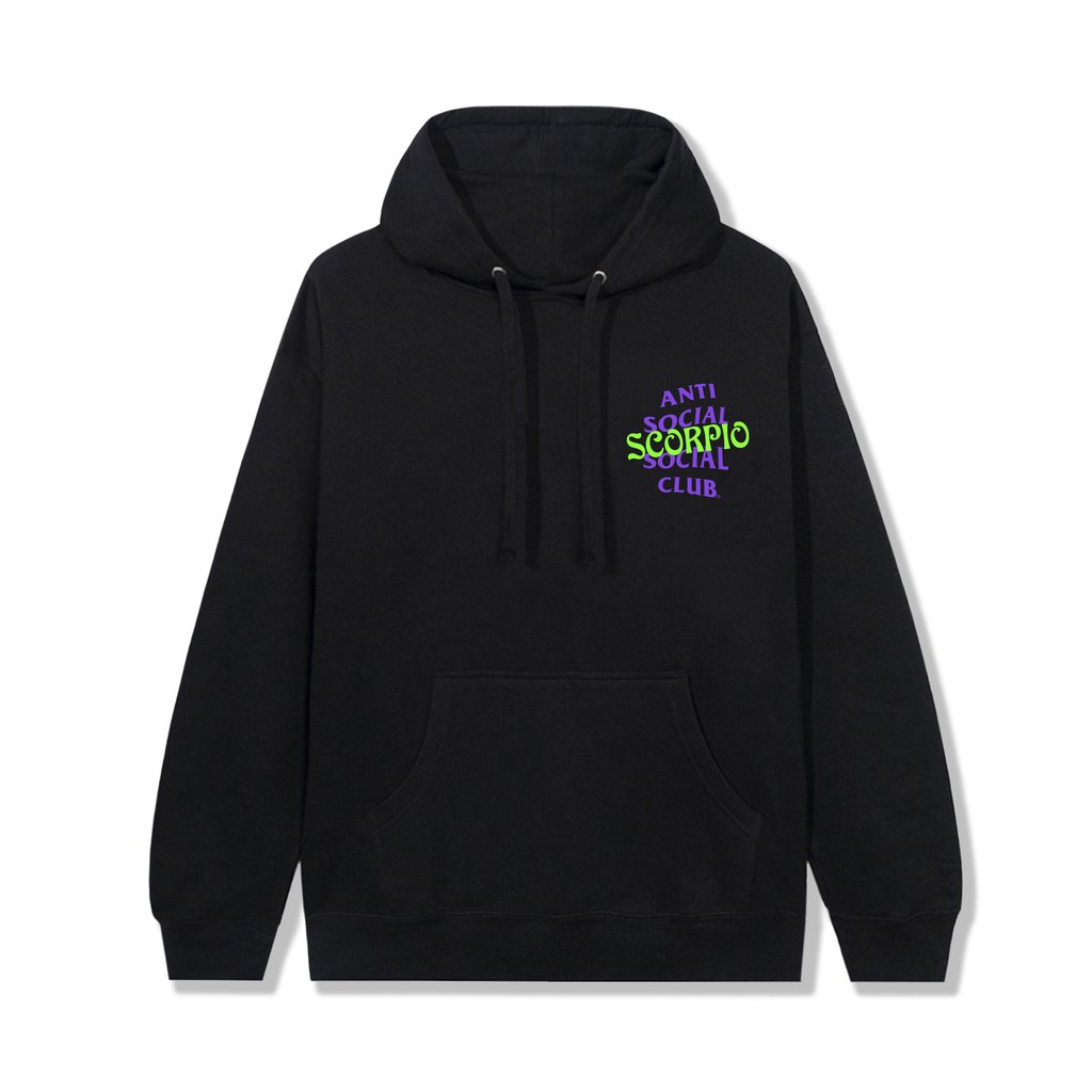 Anti Social Social Club Scorpio Hoodie Black Men's - FW21 - US