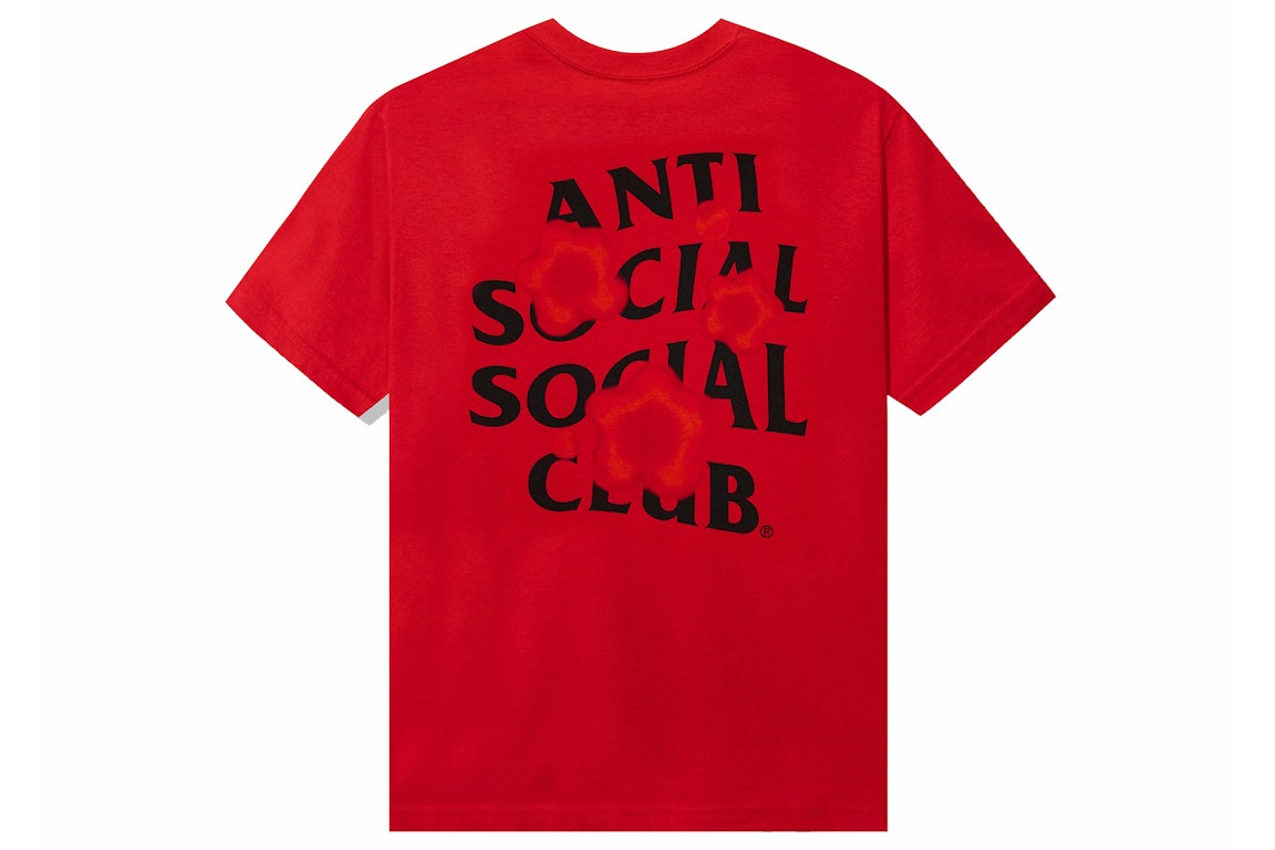Pre-owned Anti Social Social Club Seeing The Feeling Tee Red