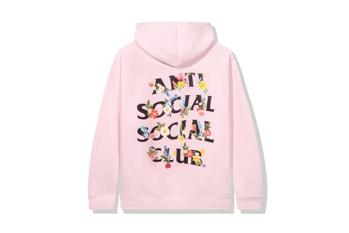 Pre-owned Anti Social Social Club Self Conclusion Hoodie Pink