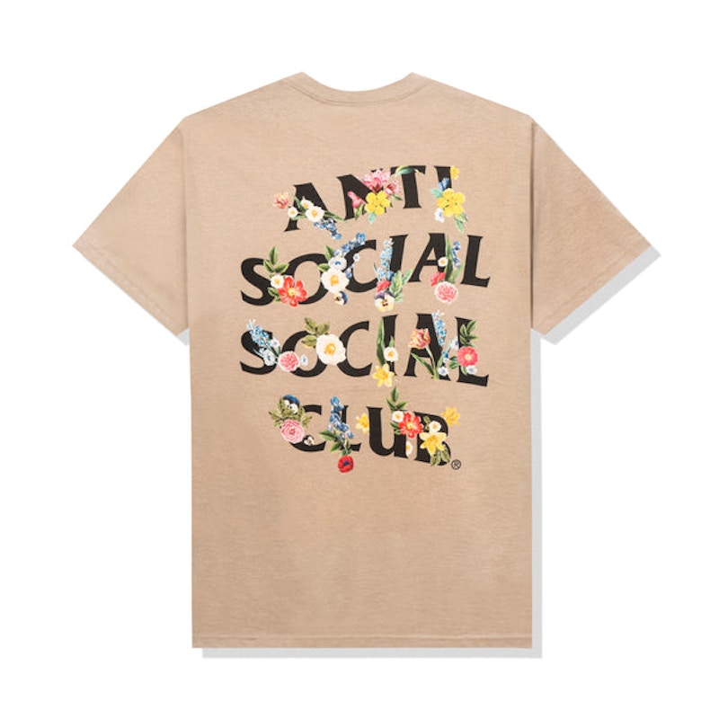 Pre-owned Anti Social Club Men's  Self Conclusion T-shirt In Sand