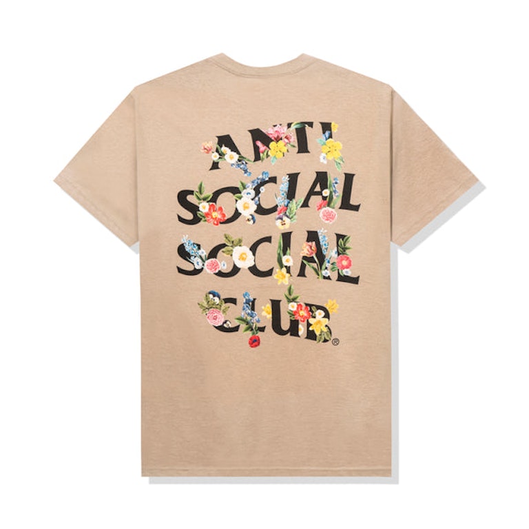 Pre-owned Anti Social Social Club Self Conclusion T-shirt Sand