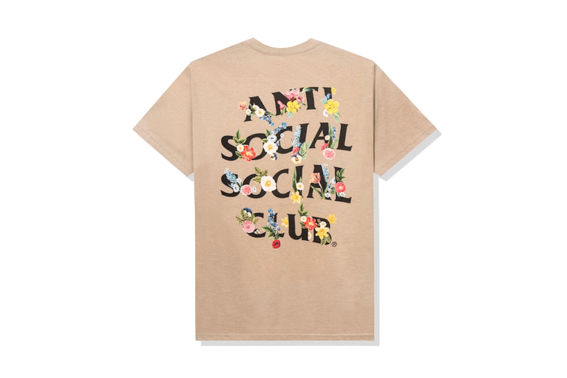 Pre-owned Anti Social Social Club Self Conclusion T-shirt Sand