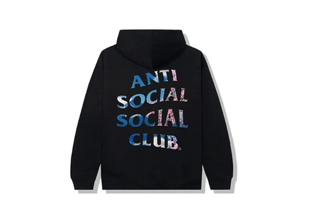 Pre-owned Anti Social Social Club Serenity Hoodie Black