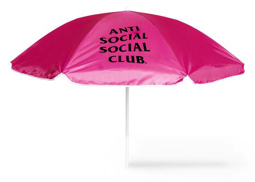 Anti Social Social Club Shaded Me Beach Umbrella Pink - SS21 - US