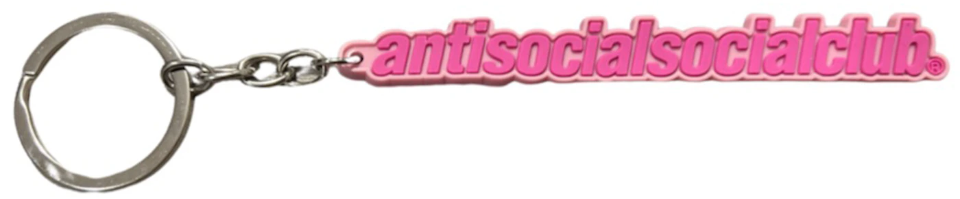 Anti Social Social Club Sidekick Keychain Pink - US
