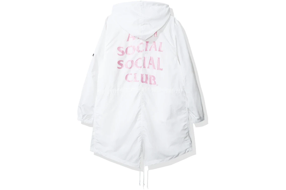 Anti Social Social Club Sinai Fishtail Parka (FW19) White