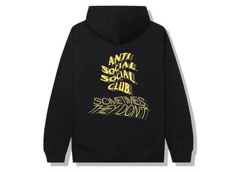 Anti Social Social Club Sometimes They Don t Hoodie Black Men s SS21 US