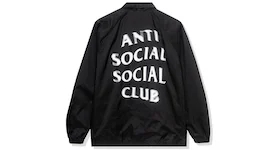 Anti Social Social Club Spiraled Coach Jacket Black