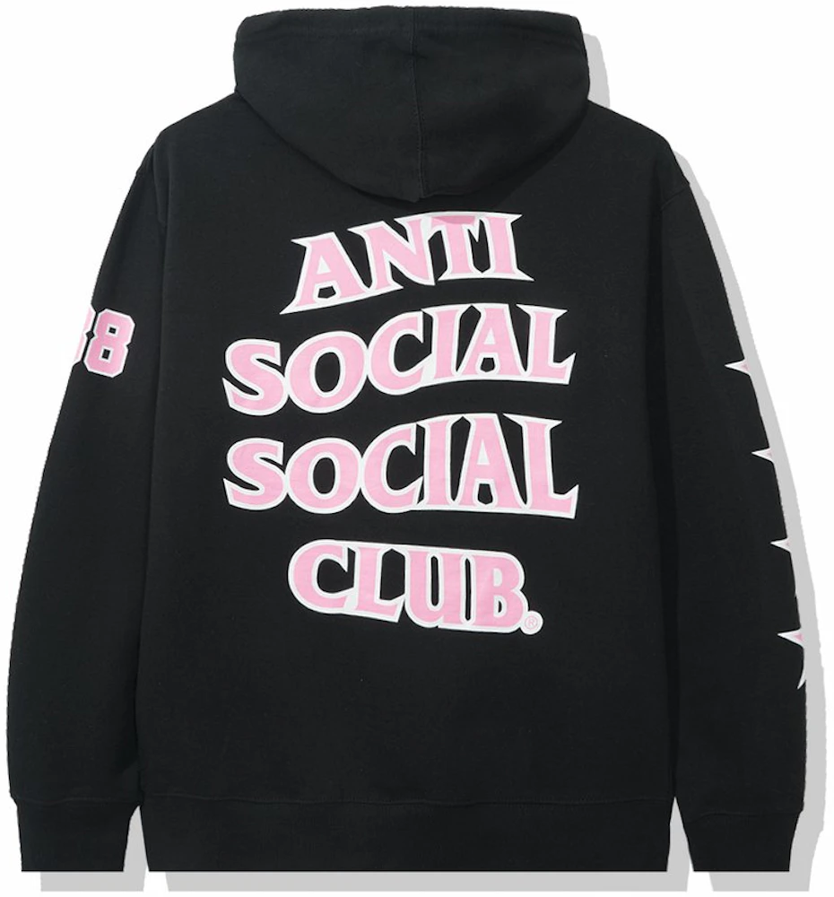 Anti Social Social Club Sports Hoodie Black Men's - SS20 - US