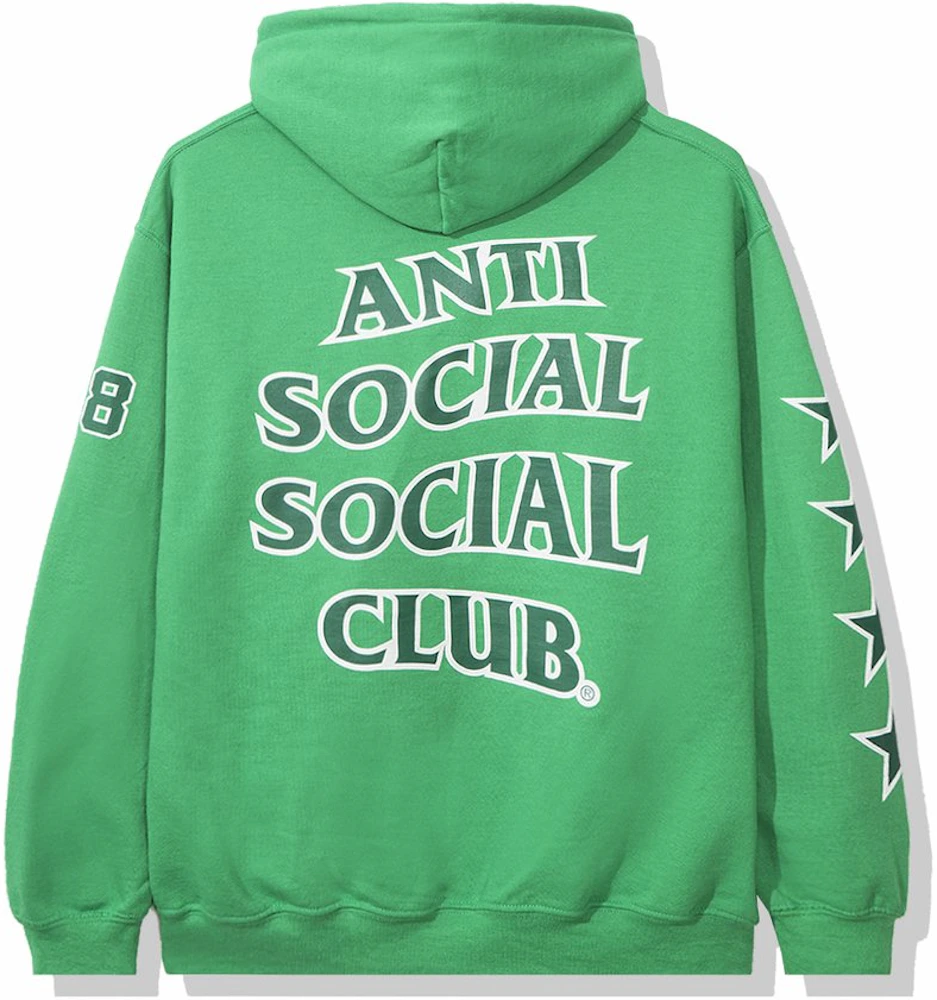 Anti Social Social Club Sports Hoodie Green Men's - SS20 - US