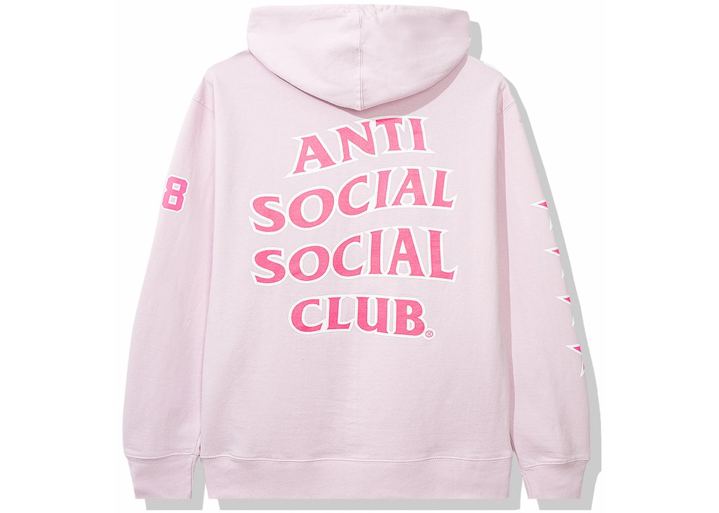 Anti Social Social Club Sports Hoodie Pink - SS20 - US