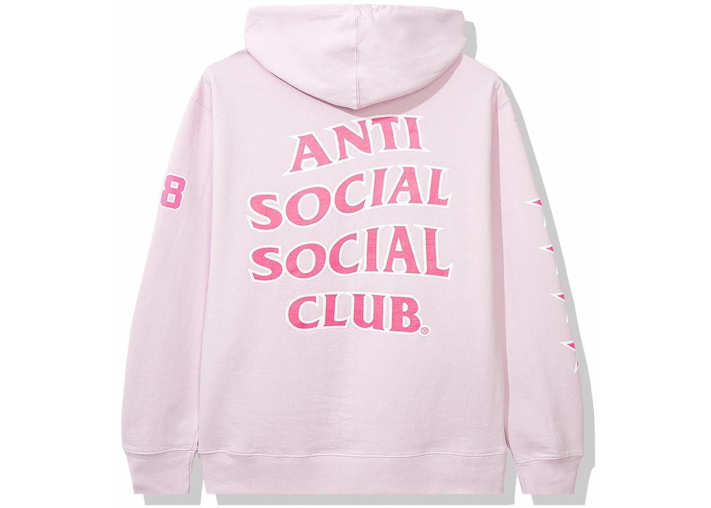 Anti social social club pink crewneck Outlet