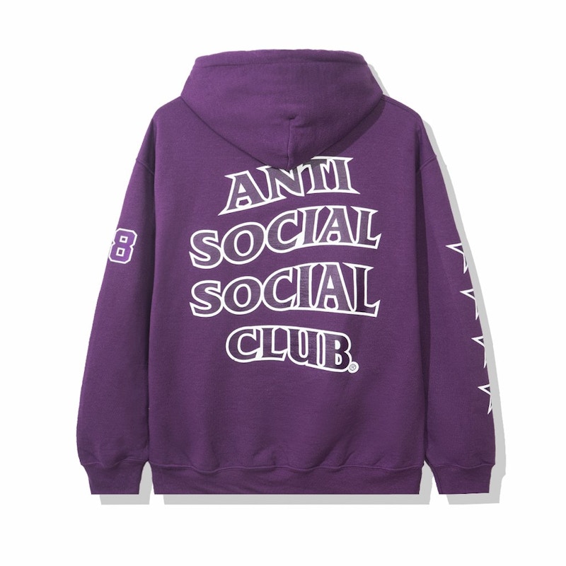 Anti social social discount club hoodie purple