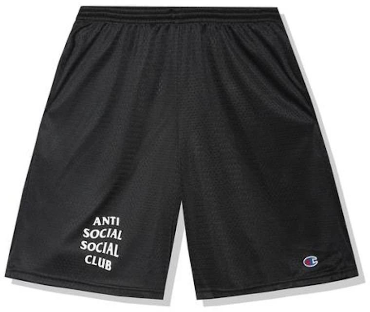 Anti Social Social Club Sports Shorts Black - SS21