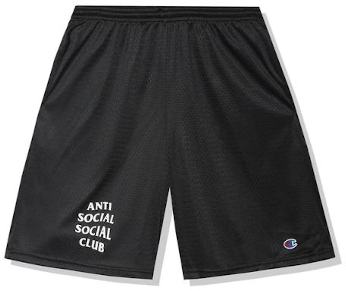 Anti Social Social Club Sports Shorts Black Men's - SS21 - US