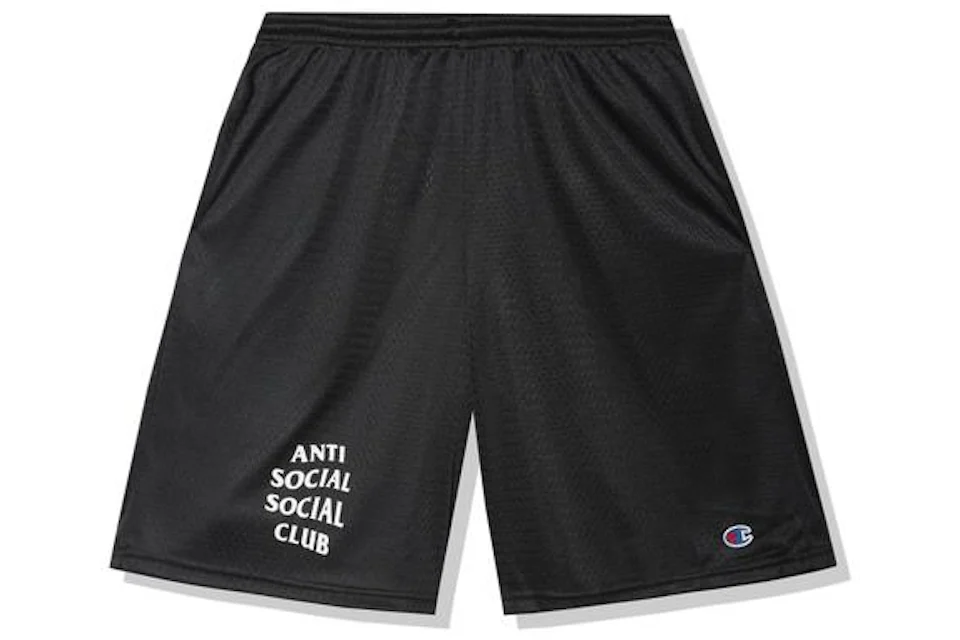 Anti Social Social Club Sports Shorts Black