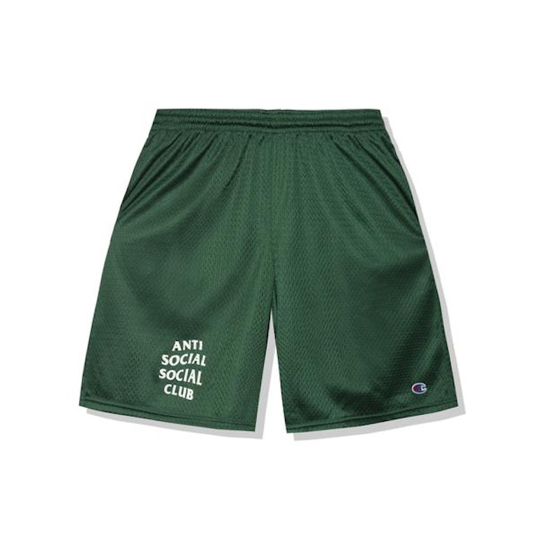 Pre-owned Anti Social Social Club Sports Shorts Green