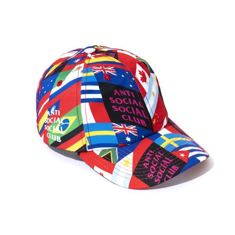 Pre-owned Anti Social Club Men's  Stamped Cap In In Multi