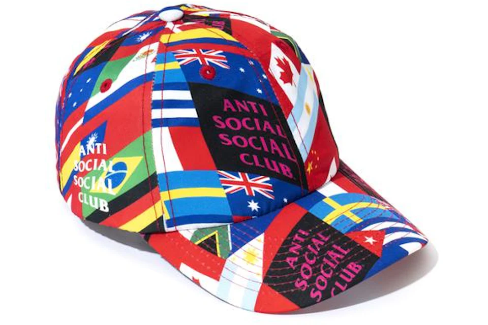 Anti Social Social Club Stamped Cap Multi Color