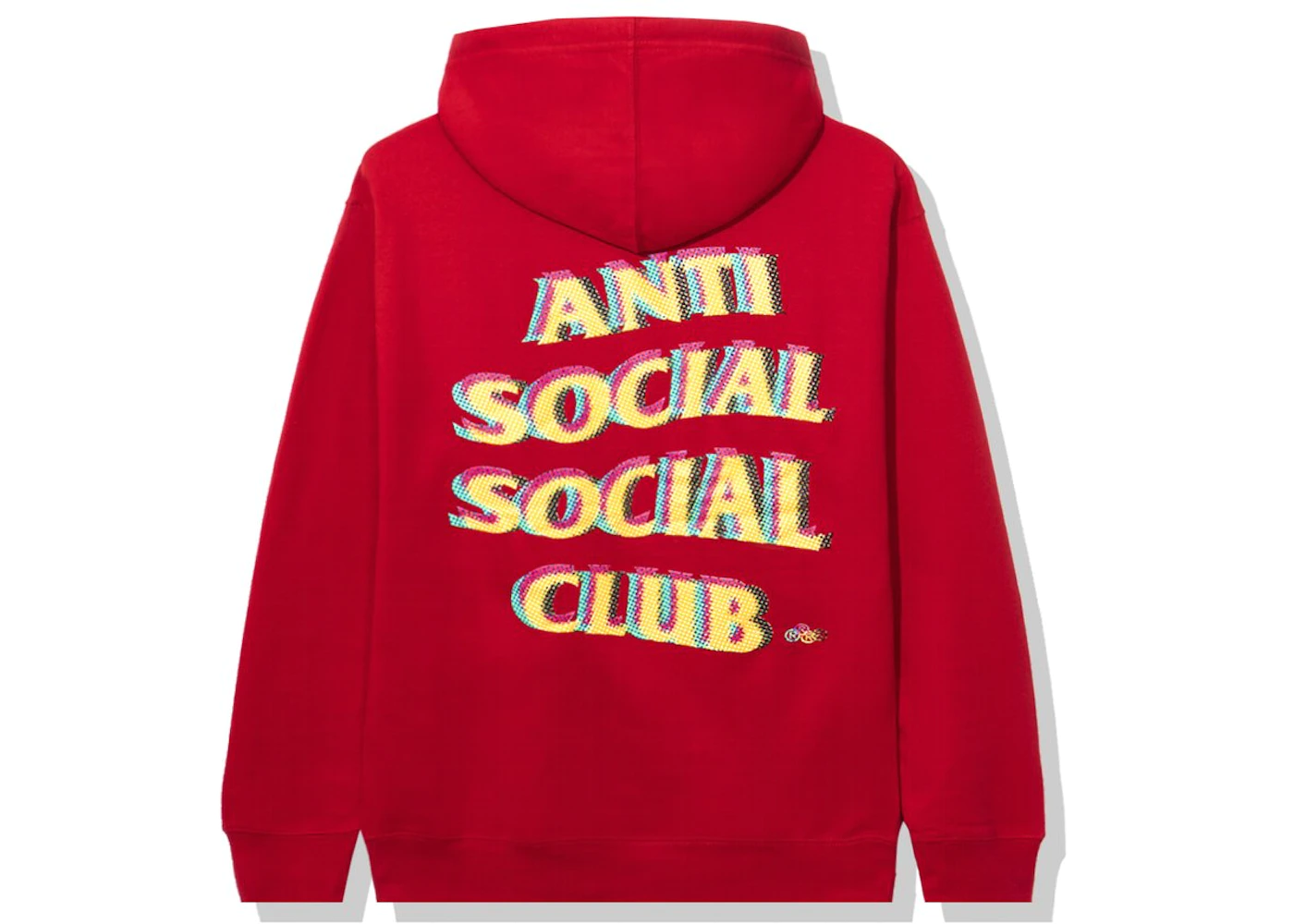 Sabah Demiryolu adına  Anti Social Social Club Stir Crazy Hoodie Red - FW20