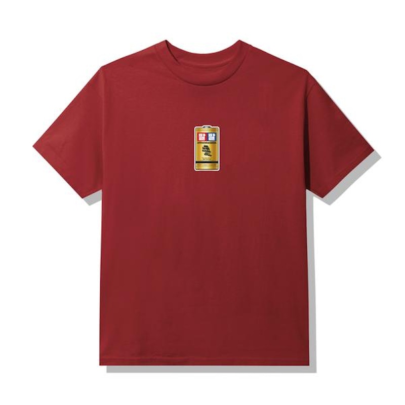 Anti Social Social Club Straight To Voicemail T shirt Maroon Men s