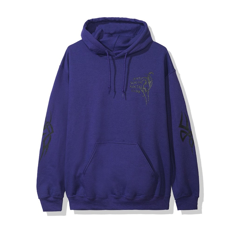 Anti Social Social Club Sunny Side Hoodie FW19 Purple Men s