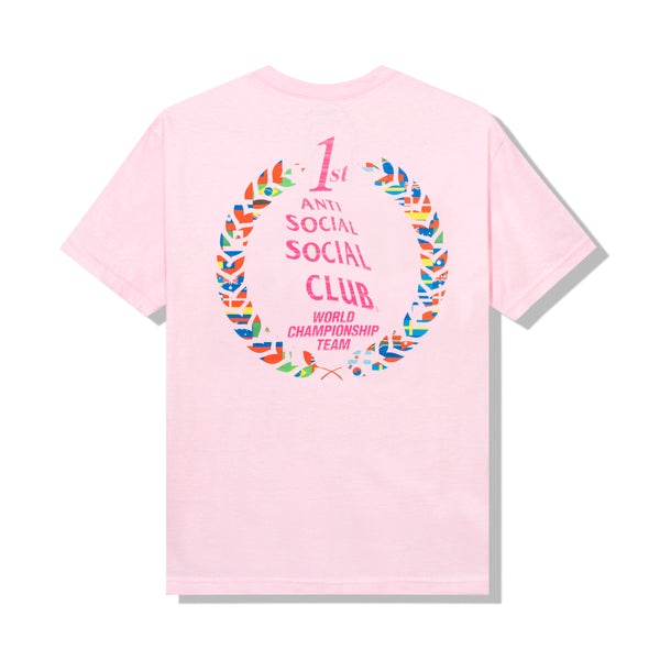 Anti Social Social Club Suzuka T-shirt Pink Men's - SS22 - US