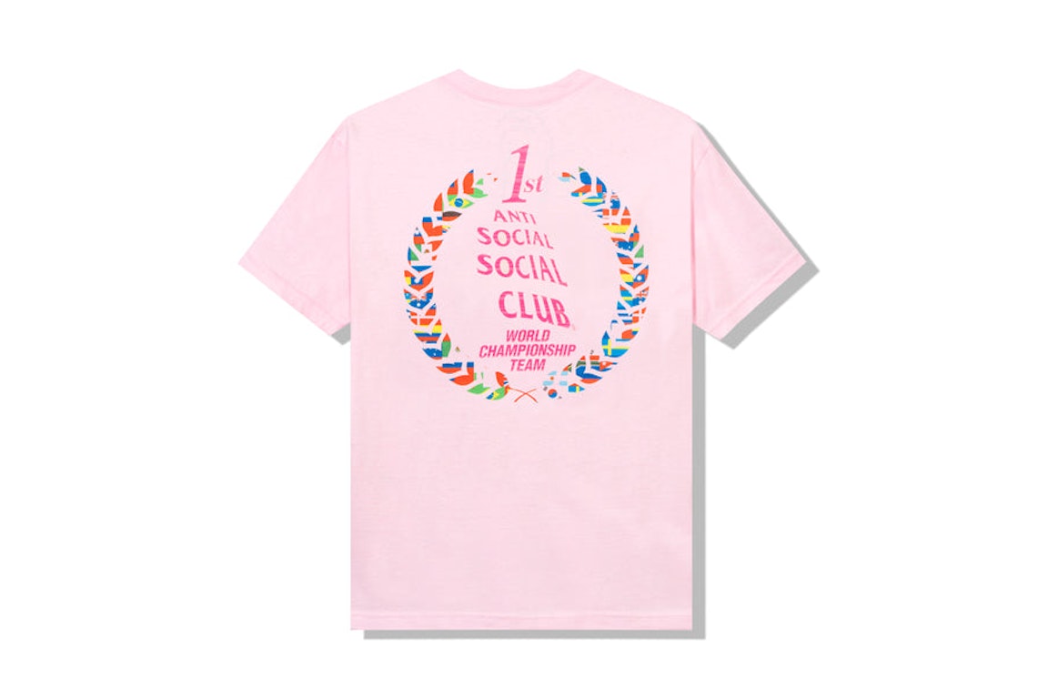 Pre-owned Anti Social Social Club Suzuka T-shirt Pink