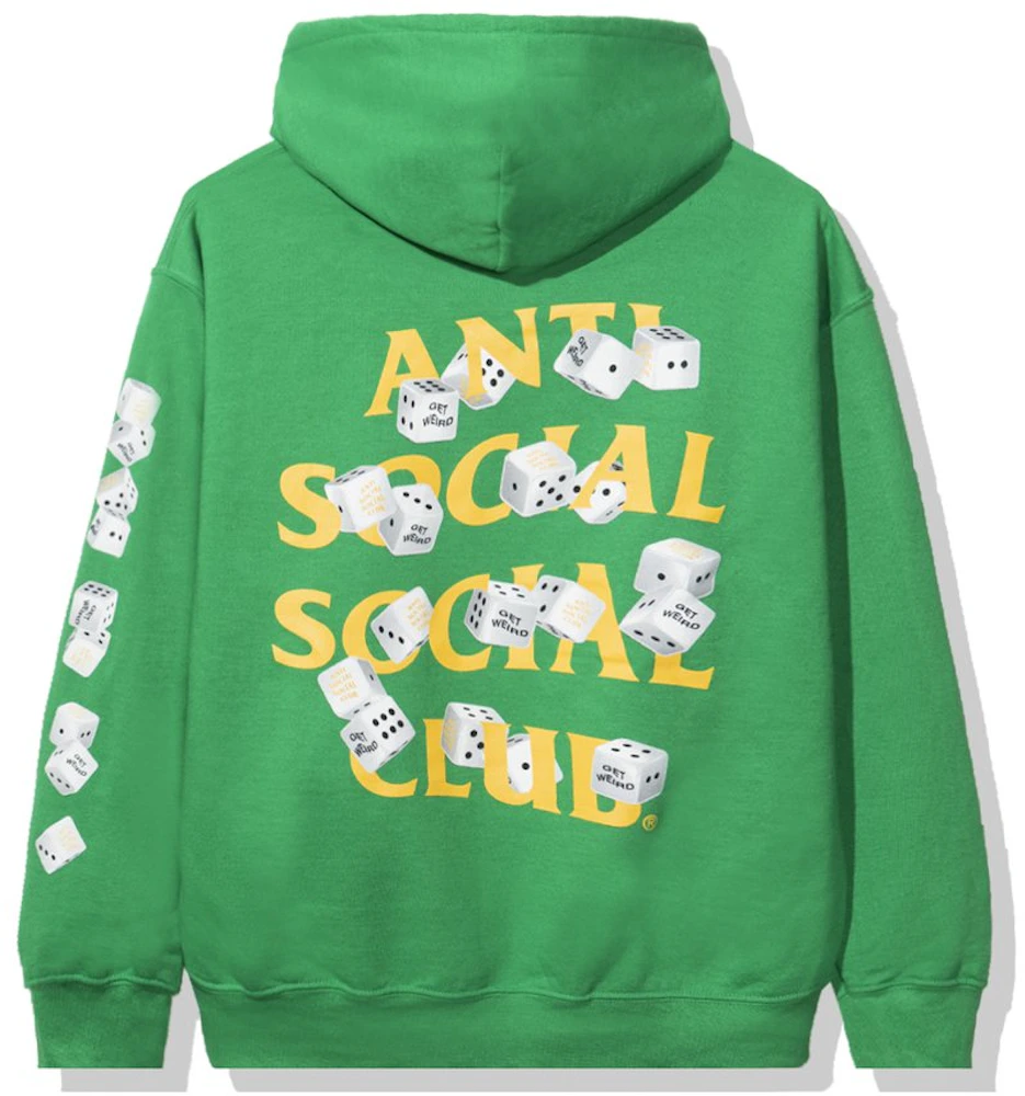 Anti Social Social Club Take Me Home Hoodie Green - Fw20 Men'S - Us