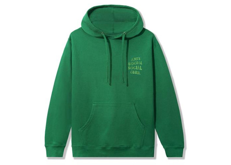 Anti Social Social Club The Hills Hoodie Green Men's - SS21 - US