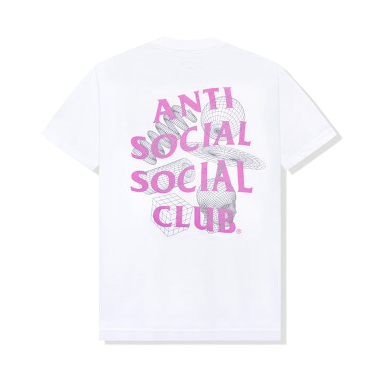 Pre-owned Anti Social Social Club The Shape Of Things T-shirt White