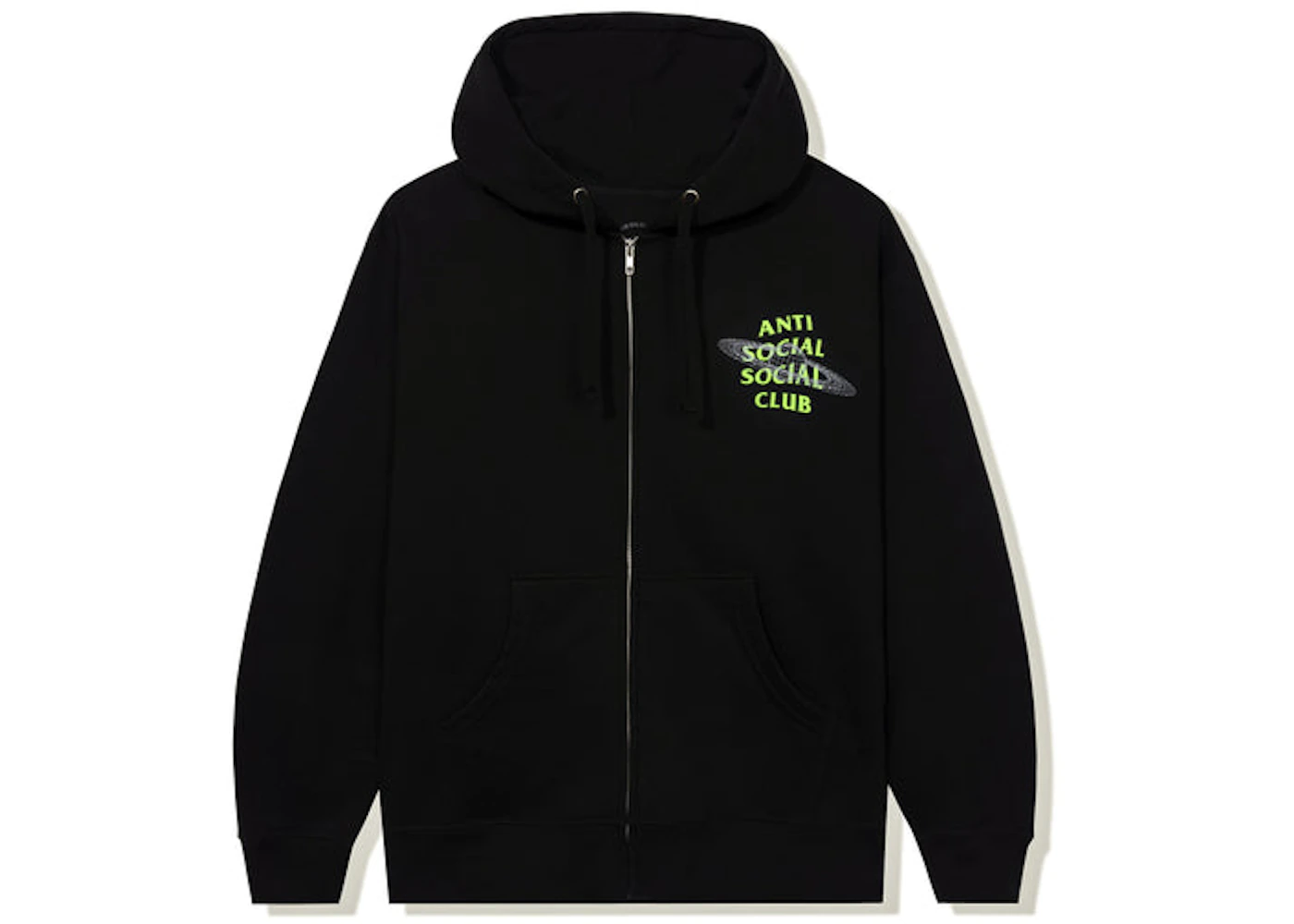 Anti Social Social Club The Shape Of Things Zip Up Hoodie Black