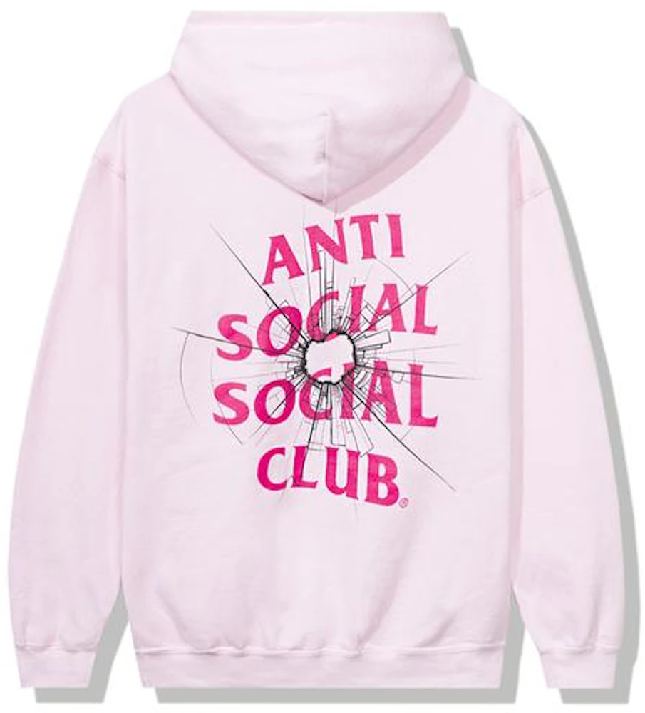 Anti Social Social Club Theories Hoodie Pink Men's - FW20 - US