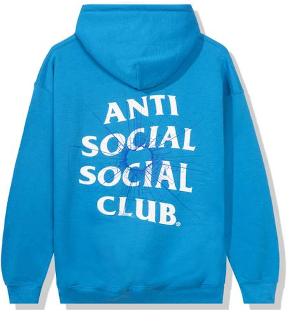 Anti Social Social Club Theories Hoodie Sapphire Men's - FW20 - US
