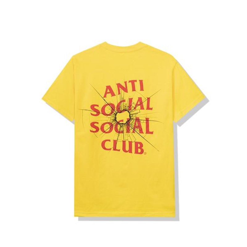 Anti Social Social Club Theories Tee Yellow Men's - FW20 - US