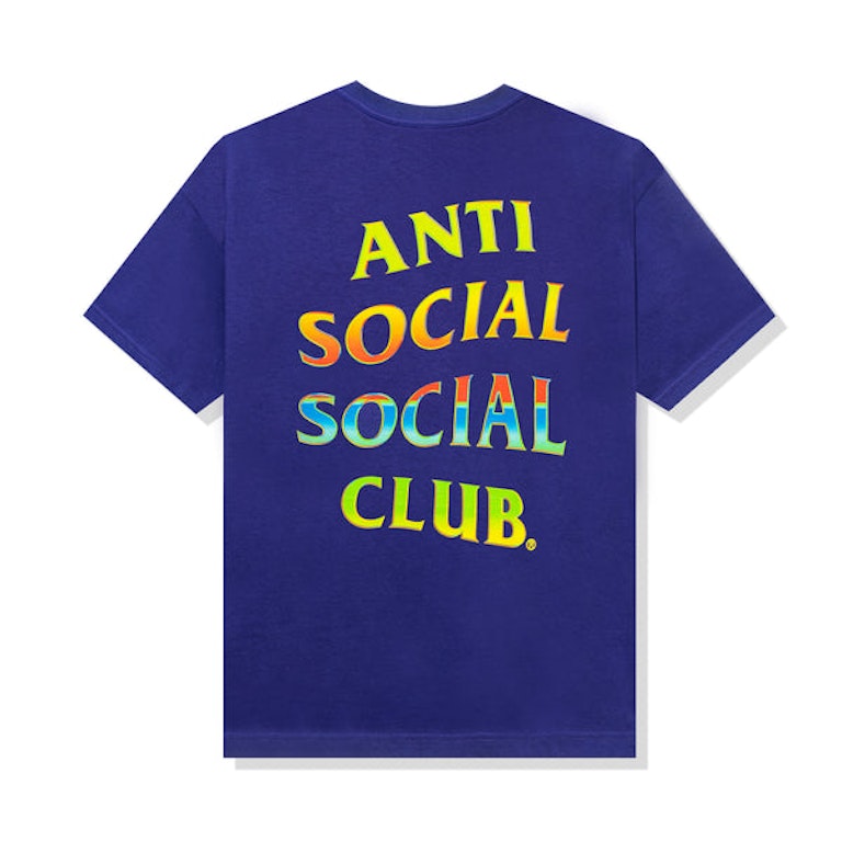 Pre-owned Anti Social Social Club Thermal Internal T-shirt Purple