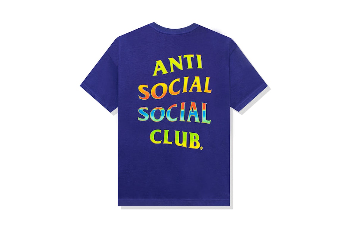 Pre-owned Anti Social Social Club Thermal Internal T-shirt Purple