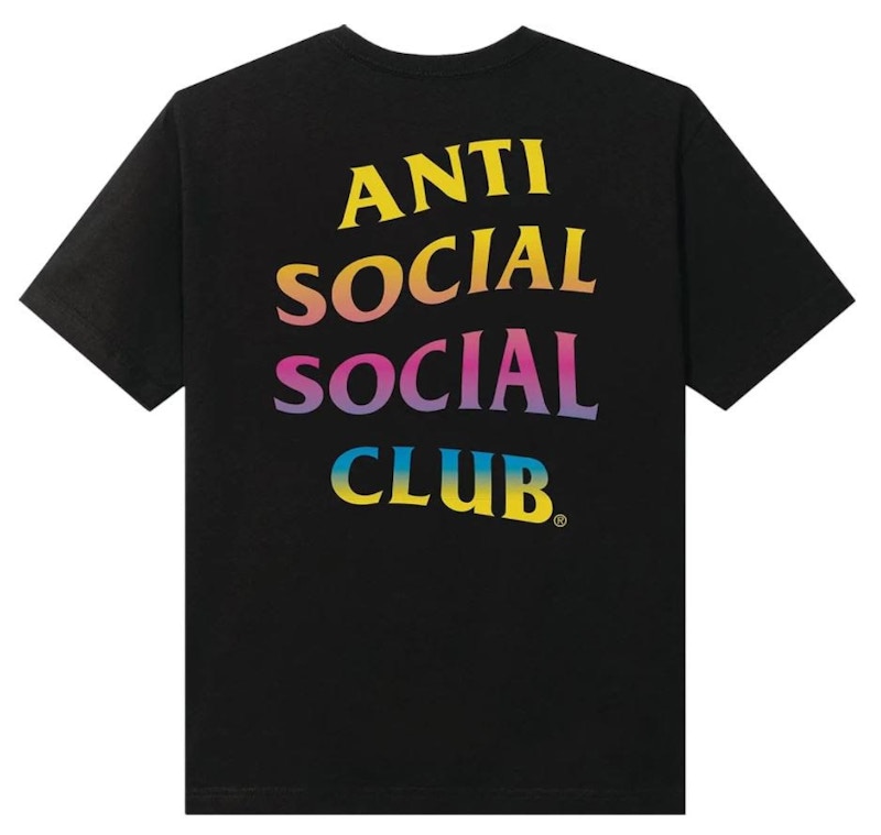 Pre-owned Anti Social Club Men's Three Evils T-shirt In Black