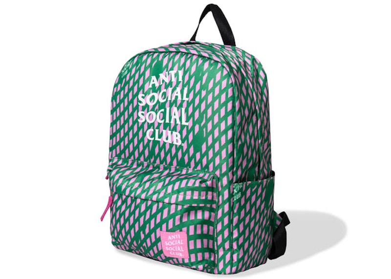 Anti Social Social Club Tokyo 1997 Backpack Green - SS22 - US