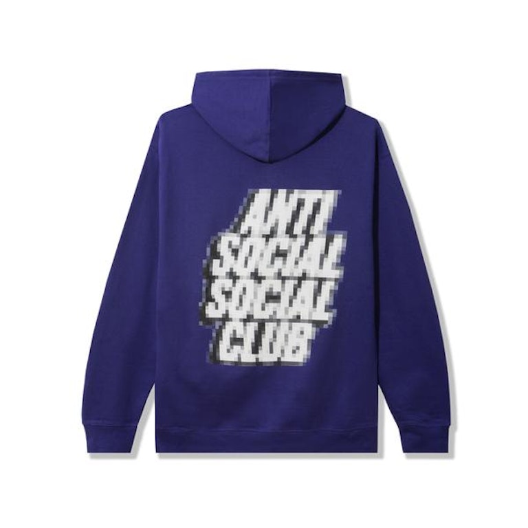 Pre-owned Anti Social Social Club Tokyo Hoodie Purple