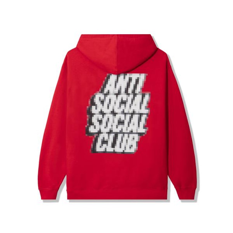 Pre-owned Anti Social Social Club Tokyo Hoodie Red