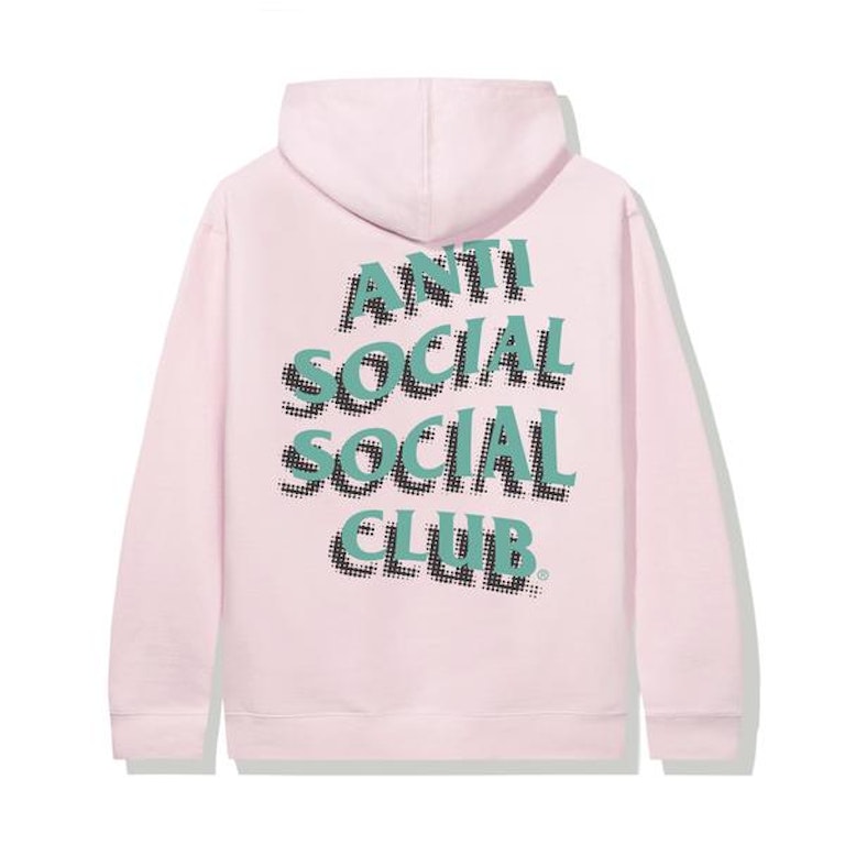 Pre-owned Anti Social Social Club Toned Down Hoodie Pink